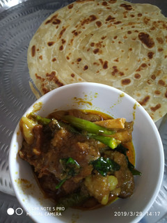 A picture of Kerala style mutton curry.