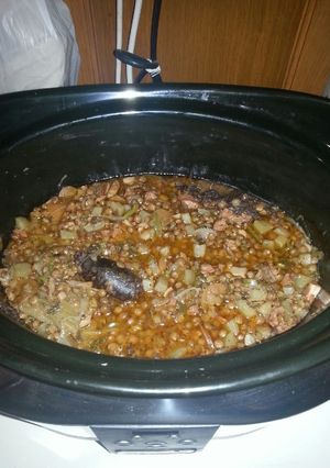 Una foto de Lentejas en olla lenta