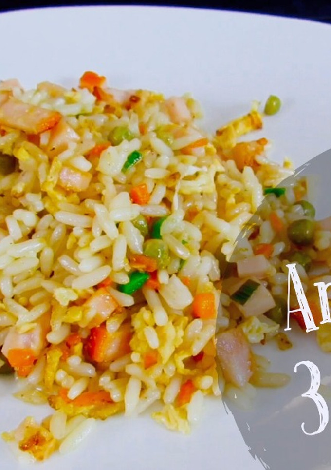 Una foto de Arroz 3 delicias | arroz chino