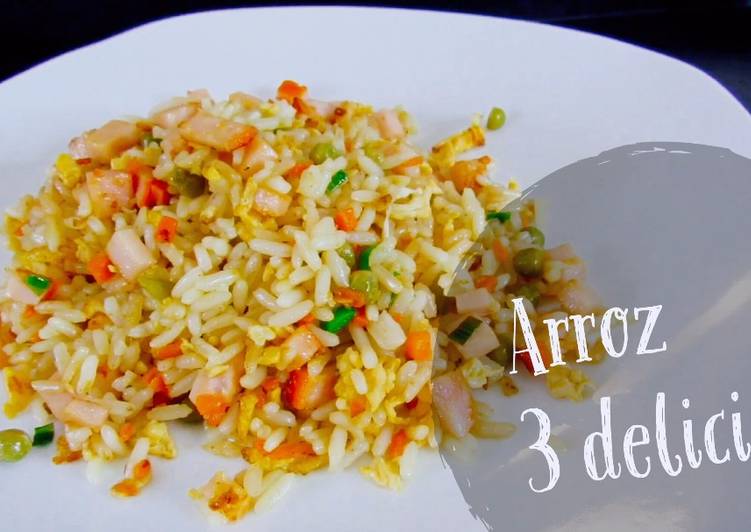 Arroz 3 Delicias Arroz Chino Receta De Juan Pedro Cocina Cookpad 6562