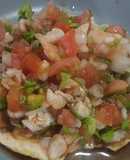 Ceviche de camarón estilo Sinaloa