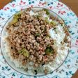 Thai basil stir fried mince pork