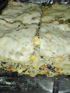 Una foto de Lasaña vegetariana