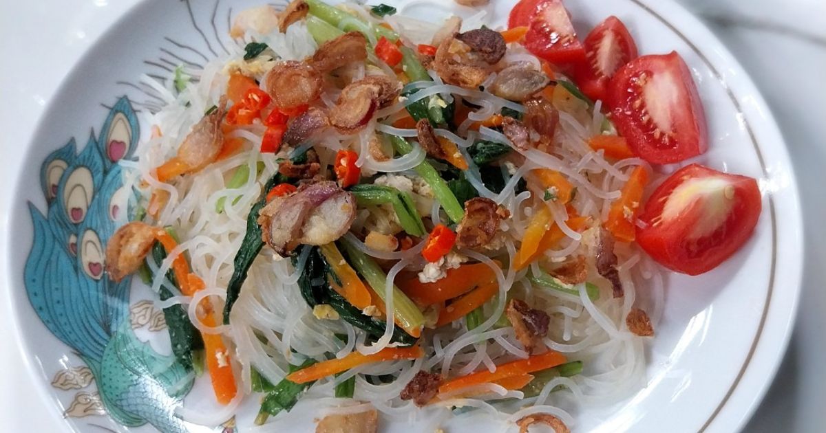 Bihun Goreng Putih / ala Jadul, Simpel