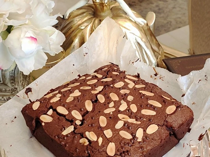 Langkah Gampang Membuat Resep Brownies empuk dgn strawberry jam yang Enak Banget Anti Ribet, Lezat