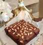 Langkah Gampang Membuat Resep Brownies empuk dgn strawberry jam yang Enak Banget Anti Ribet, Lezat