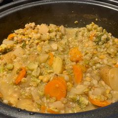 A picture of Hearty vegetable stew.
