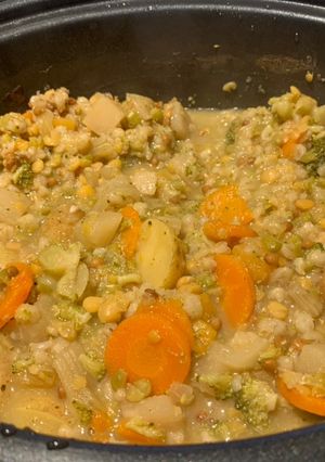 A picture of Hearty vegetable stew.
