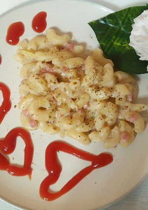 Foto resep Macaroni Carbonara Simpel dan Ngejuu