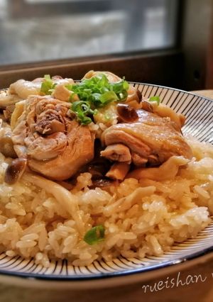 麻油雞飯佐麻油雞火鍋 的食譜成品照片