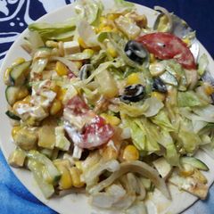 A picture of Russian salad.