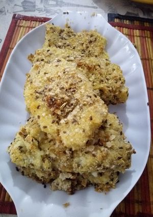 Una foto de Milanesas de arroz