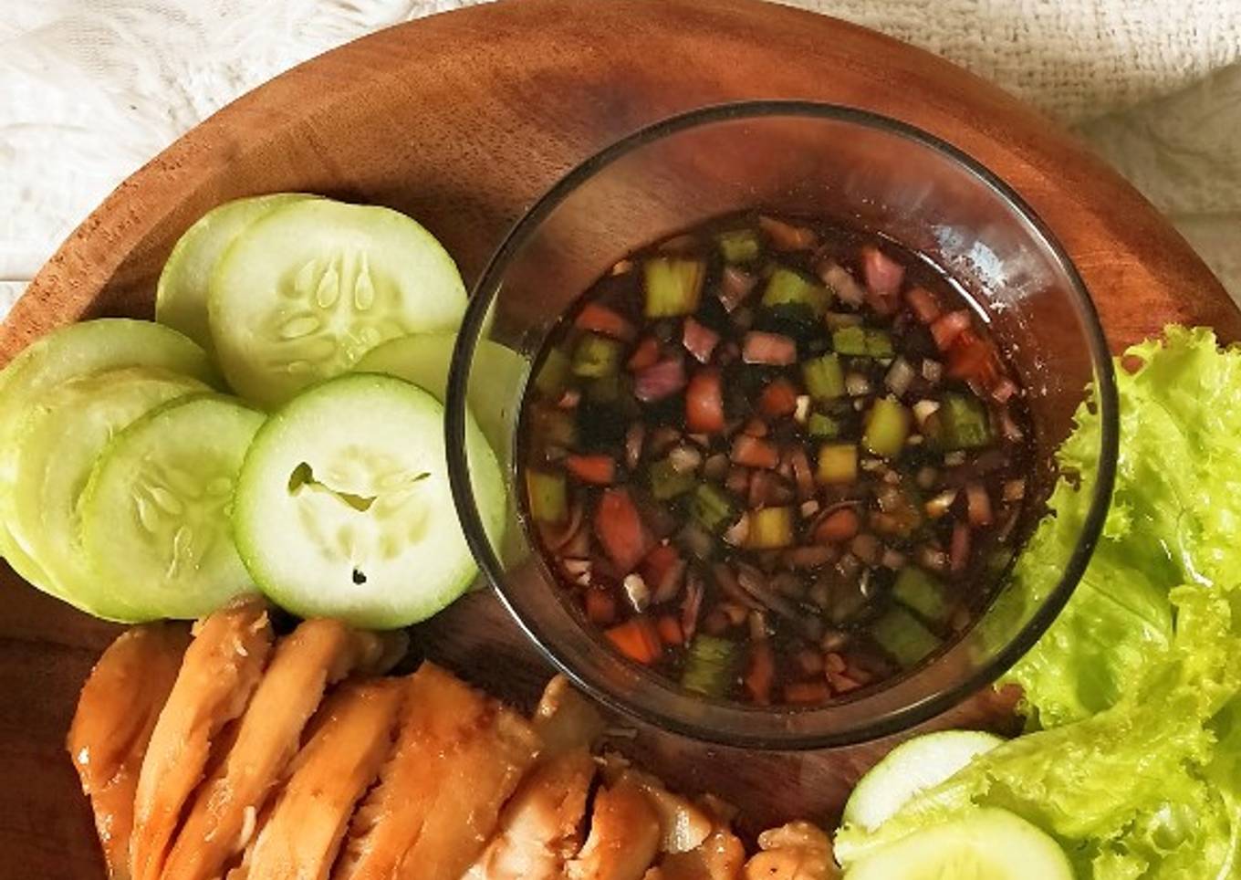 Ayam Panggang saus ala Thai. Coba deh ini Enak!