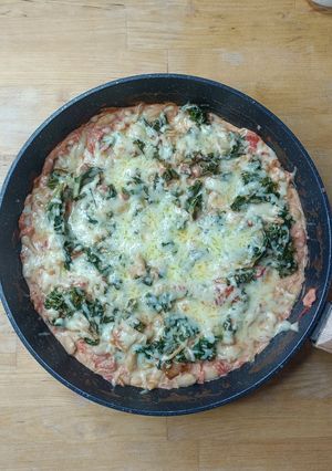 Une photo de 🍲Mijoté gourmand aux haricots blancs et chou kale