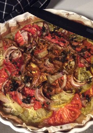 Une photo de Tarte aux Tomates du jardin
