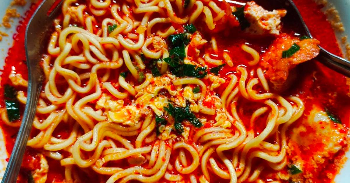 Resep Mie Instan Kuah Pedas Paling Mudah dan Enak