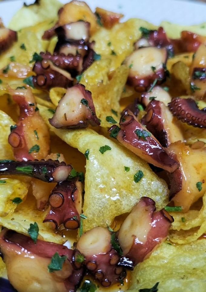 Una foto de Pulpo a la miel
