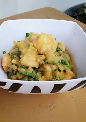 Foto resep Udang selimut telor asin