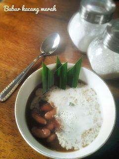 Foto resep Bubur kacang merah