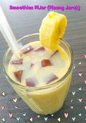 Foto resep 🍌Smoothies PiJer (Pisang Jeruk)🍌