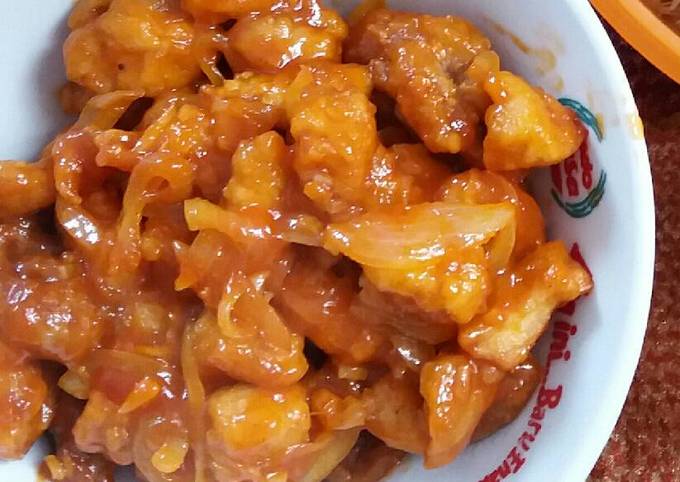 Resep Ayam goreng tepung asam manis Anti Gagal