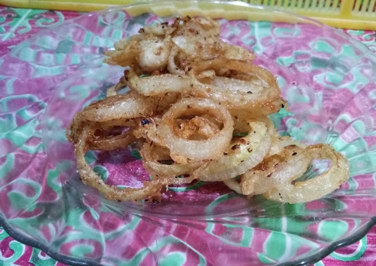 Langkah Mudah untuk Menyiapkan 8. Onion Ring Original, Menggugah Selera