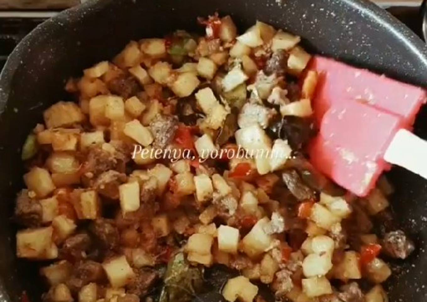 Sambal Goreng Kentang Pete Sembarang ala @masakyukyorobun π