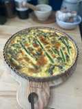 Fridge raid spring quiche
