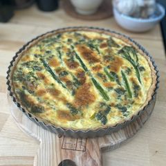 A picture of Fridge raid spring quiche.