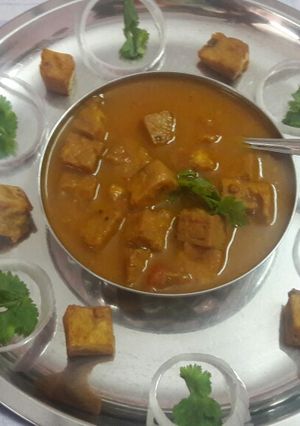 A picture of Rasaje (Besan ki sabji).