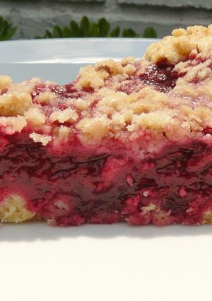 Foto principal de Crumble de manzana y frambuesa