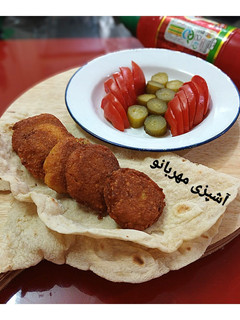 عکسی از دستور فلافل لپه