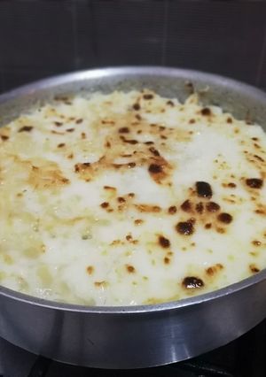 صورة لوصفة معكرونه باللبن 🥣🥣