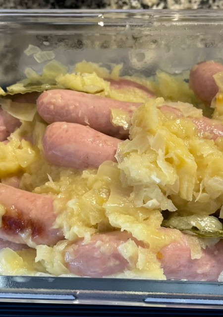 Una foto de Salchichas al vino (Thermomix)