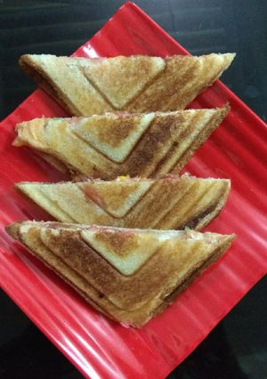 A picture of Kids Fruits Sandwich#kidsfavorite.