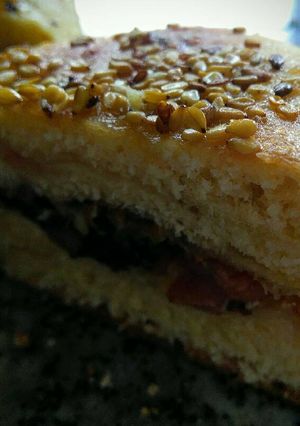 Una foto de Muffins de jamón, bacon, queso manchego y ciruelas pasas!