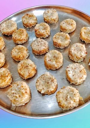 A picture of Coconut Malai Peda.