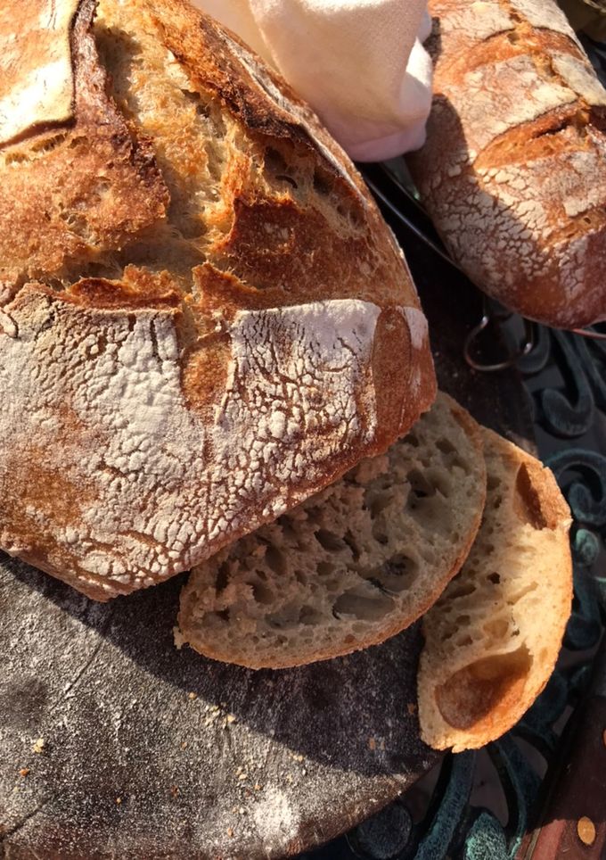 Una foto de Pan con masa madre 🥖🍞
