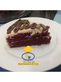 A picture of Red velvet cake.