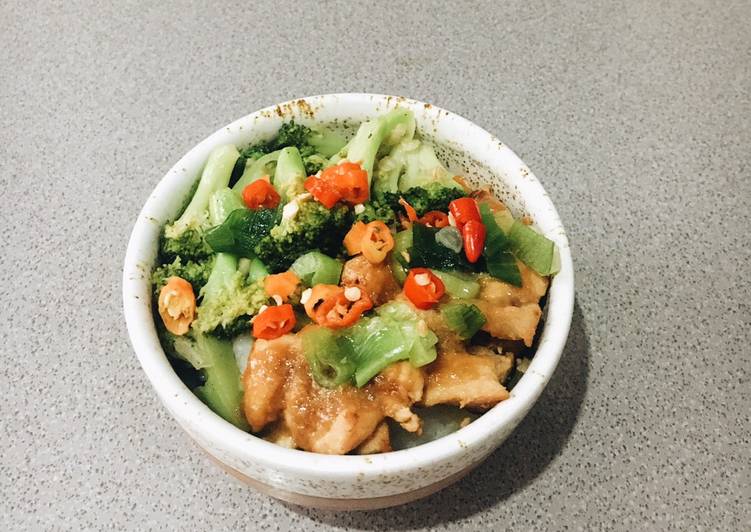 Resep Brokoli Chicken Teriyaki Ricebowl yang Lezat Sekali