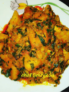 A picture of Yam pottage.
