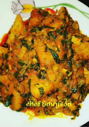 A picture of Yam pottage.