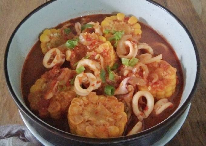 Resep Seafood Saus Merah Pedas Oleh Iyus Sugesti Cookpad