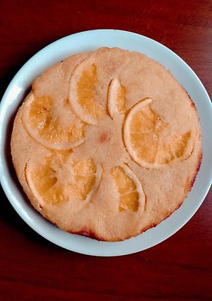 Una foto de Torta invertida de naranjas 🍊🍊