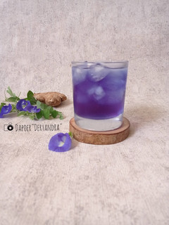 Foto resep Es Wedang Jahe Bunga Telang