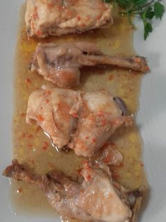 Una foto de Conejo guisado