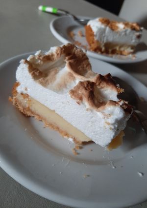 Una foto de Lemon pie con leche condensada