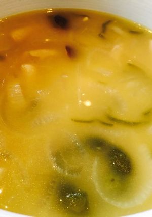 A picture of Mushroom soup.