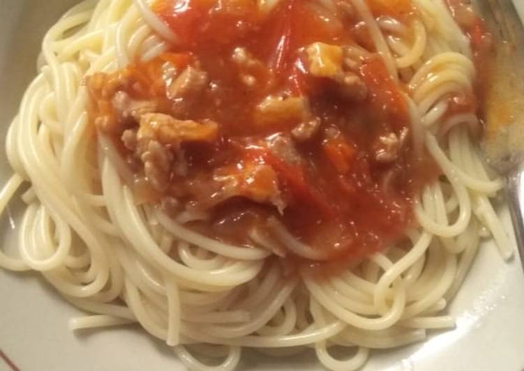 Spagetti homemade