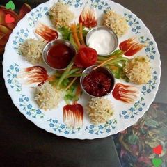 A picture of Rice Flower dumplings.